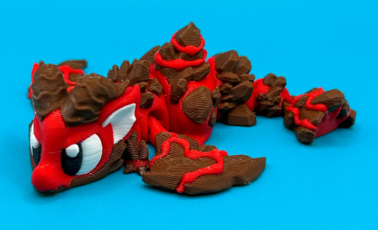 Lava Dragon — Flexi Dragons — view 2