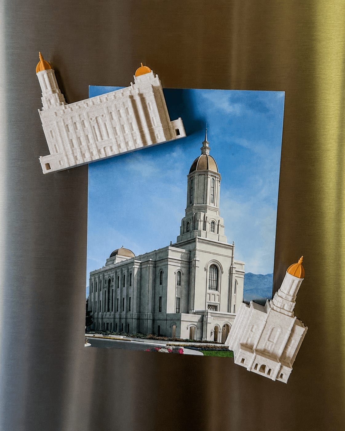 LDS Smithfield Utah Temple Fridge Magnet — Smithfield Temple Keepsakes