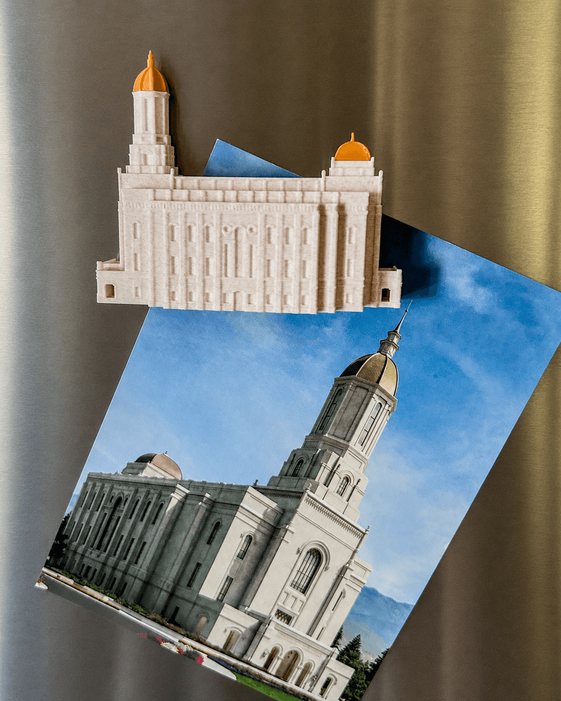 LDS Smithfield Utah Temple Fridge Magnet — LDS Toys and Gifts — view 2